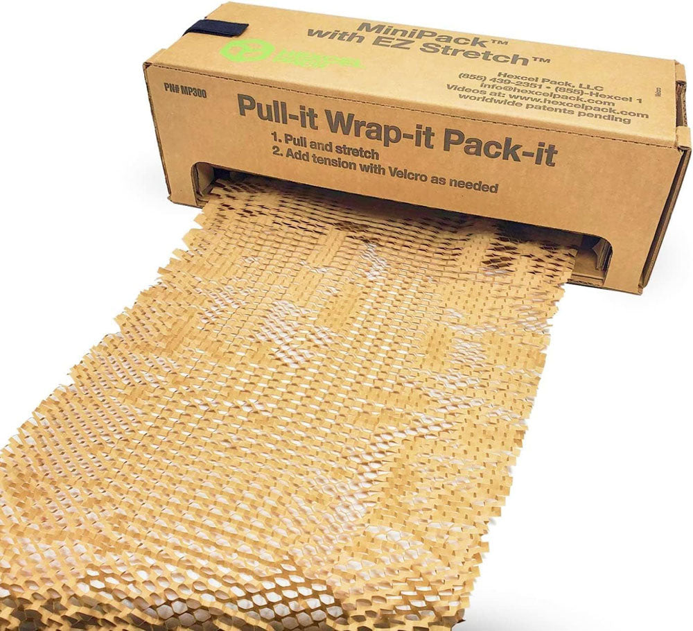 HexcelWrap Cushioning Kraft Paper 15.25" x 300' for safe and eco-friendly packaging