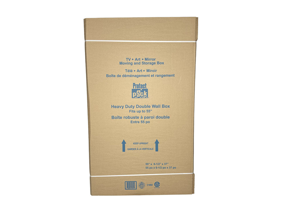 Large TV Box for 55-inch televisions - Protective Packing Solution