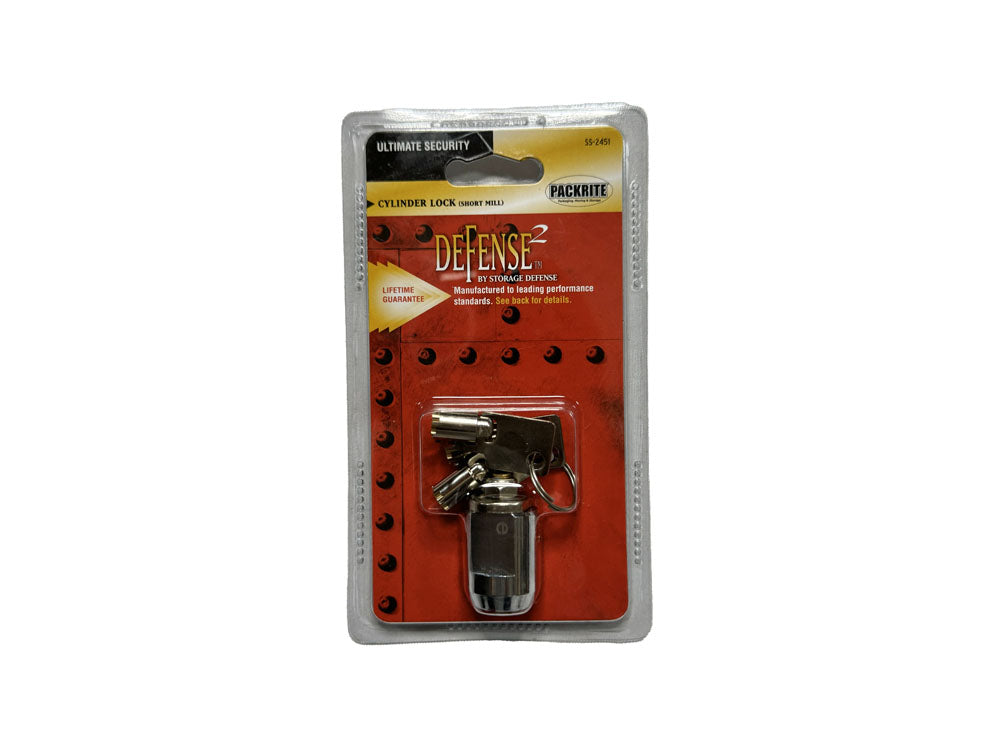 Short Mill Cylinder Lock with Overlock Key