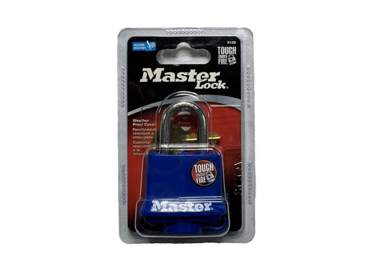 MasterLock 40MM THERMOPLASTIC BLUE ALL WEATHER LOCK