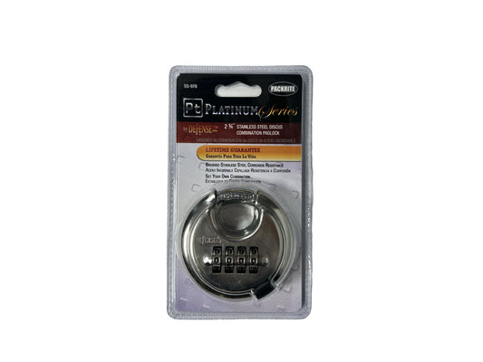 COMBINATION DISC PADLOCK 2.75"