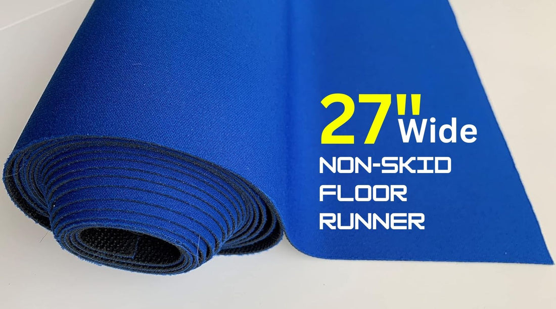 Non-Skid Floor Runner Blue 27 Wide