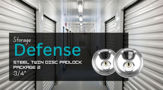 Storage Defense Steel Twin Disc Padlock: Stop Worrying About Security!