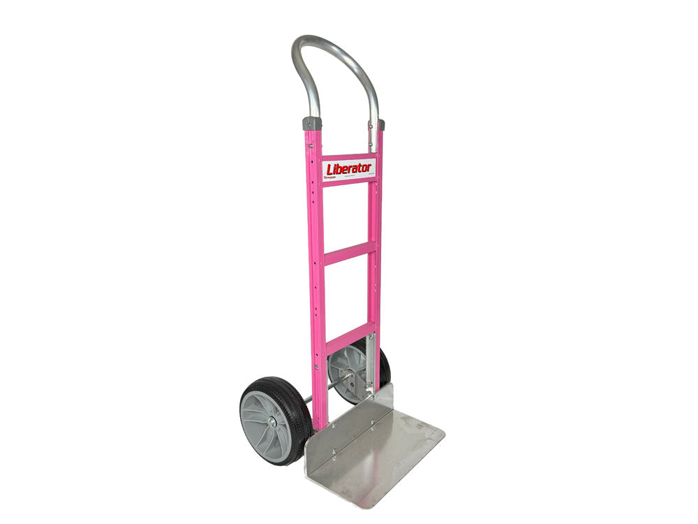 Liberator Pink Handtruck for industrial moving