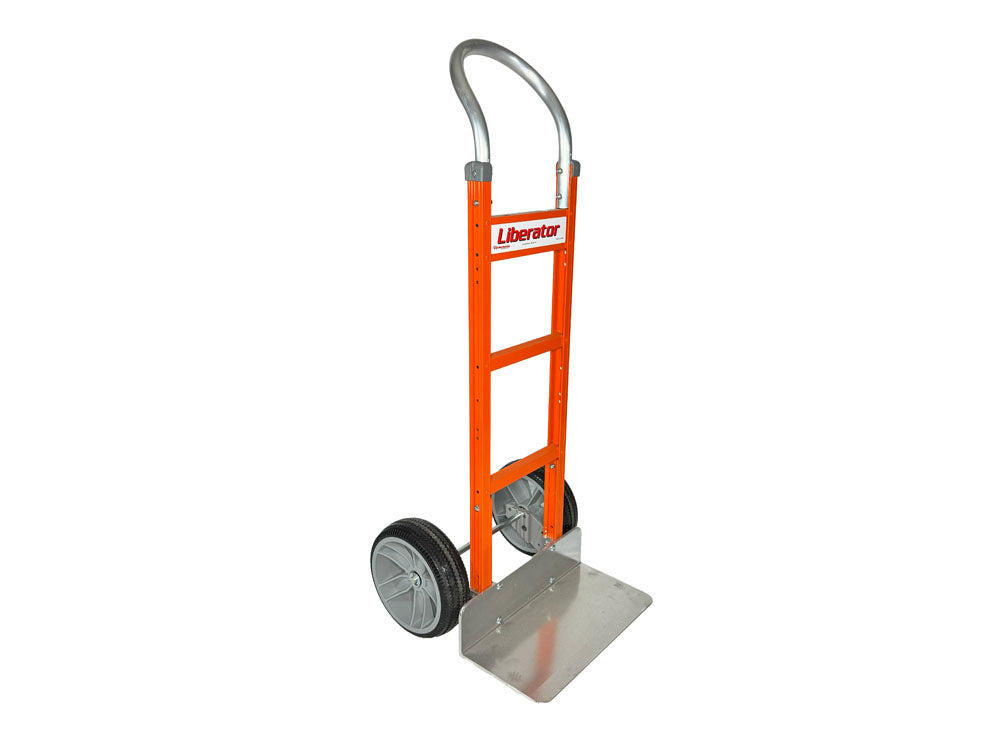 Liberator Orange Handtruck for industrial moving and lifting