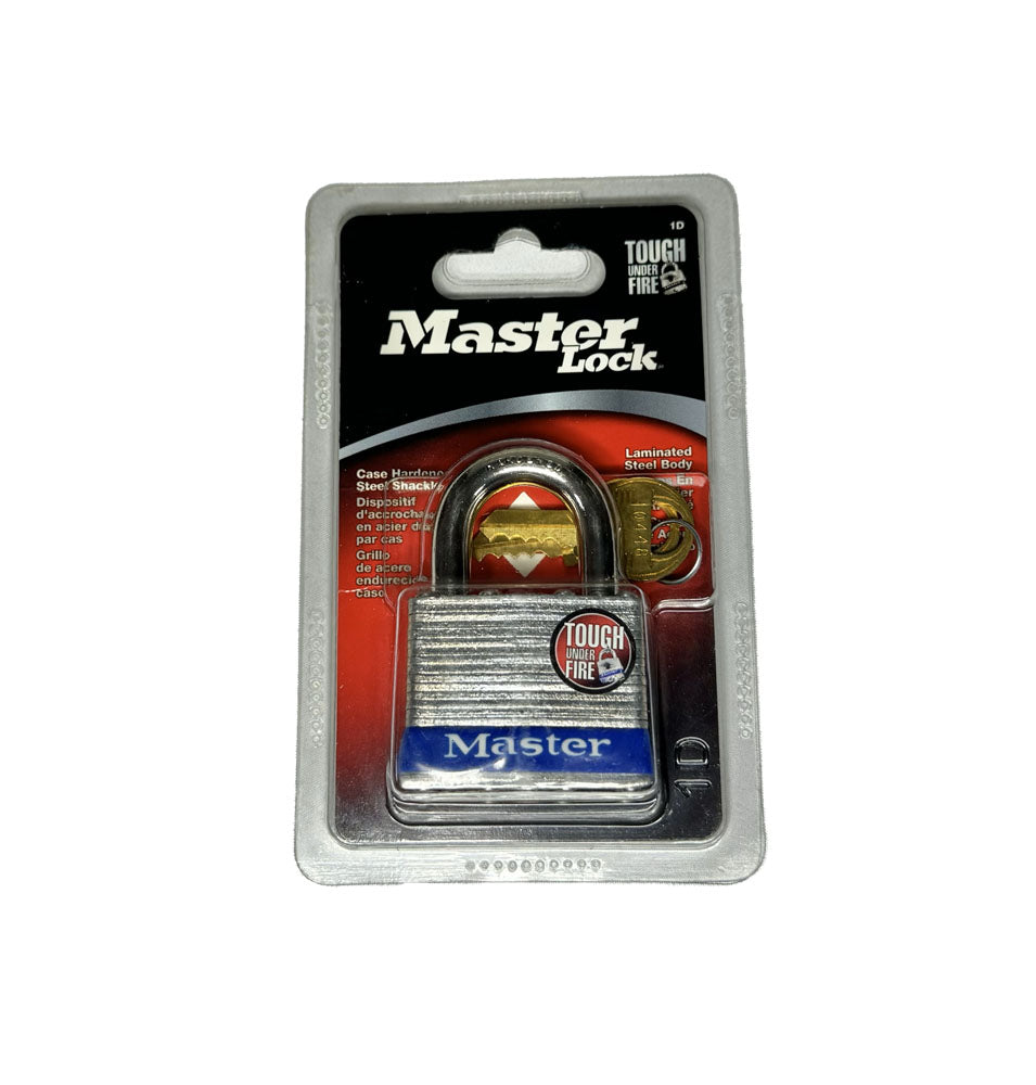 MasterLock 1D 1 3/4" Laminated Steel Padlock for securing belongings