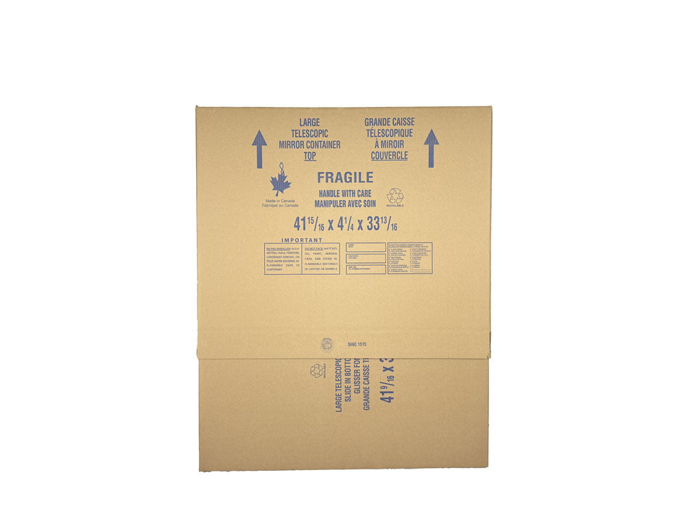 CORRUGATED MIRROR CARTON LARGE 2 PIECE